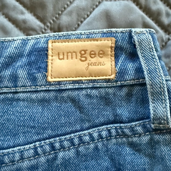 Umgee Embroidered Floral Bird Boho Mini Denim Jean Skirt Size Small - Picture 9 of 11